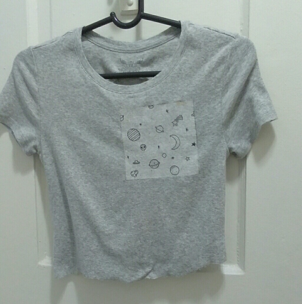 Cute tumblr inspired crop top
