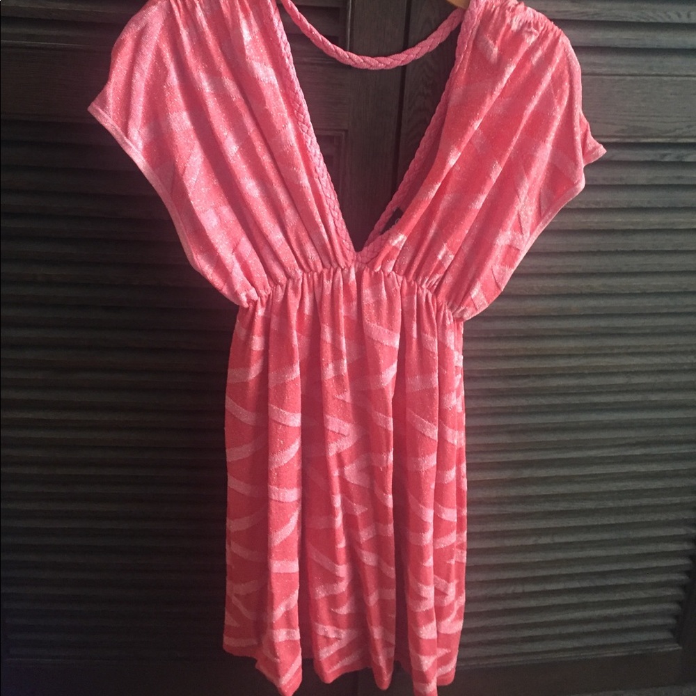 Watermelon colored Bebe tunic