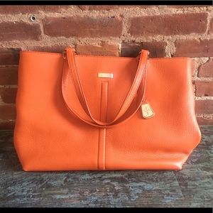 Cole Haan Village E/W Tech Tote, Corporate Orange