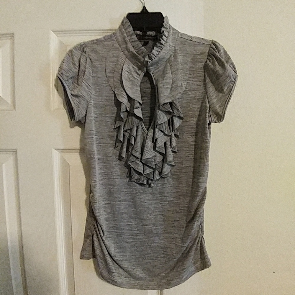 Gray blouse