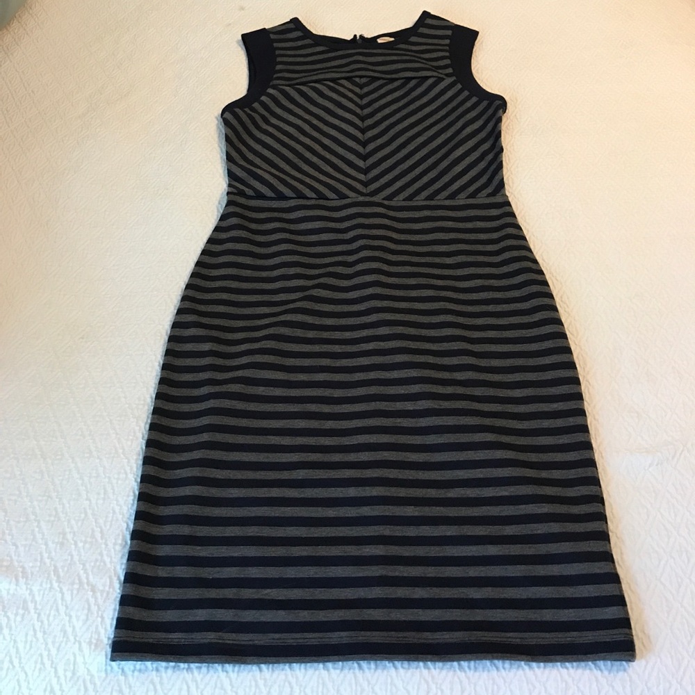 Striped shift dress