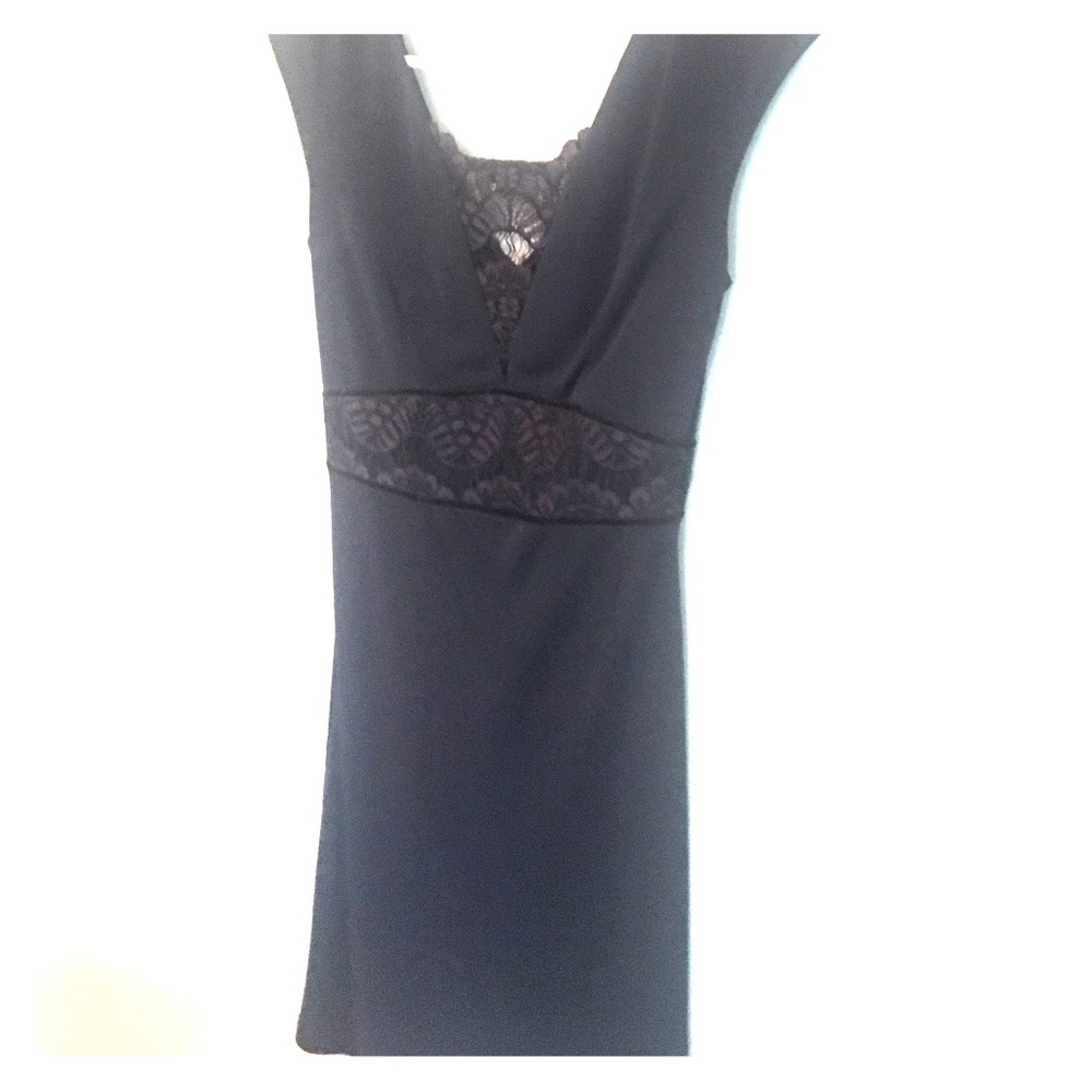 Sweet SM black dress with feminine, lacy detail