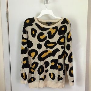 Forever 21 Leopard Sweater