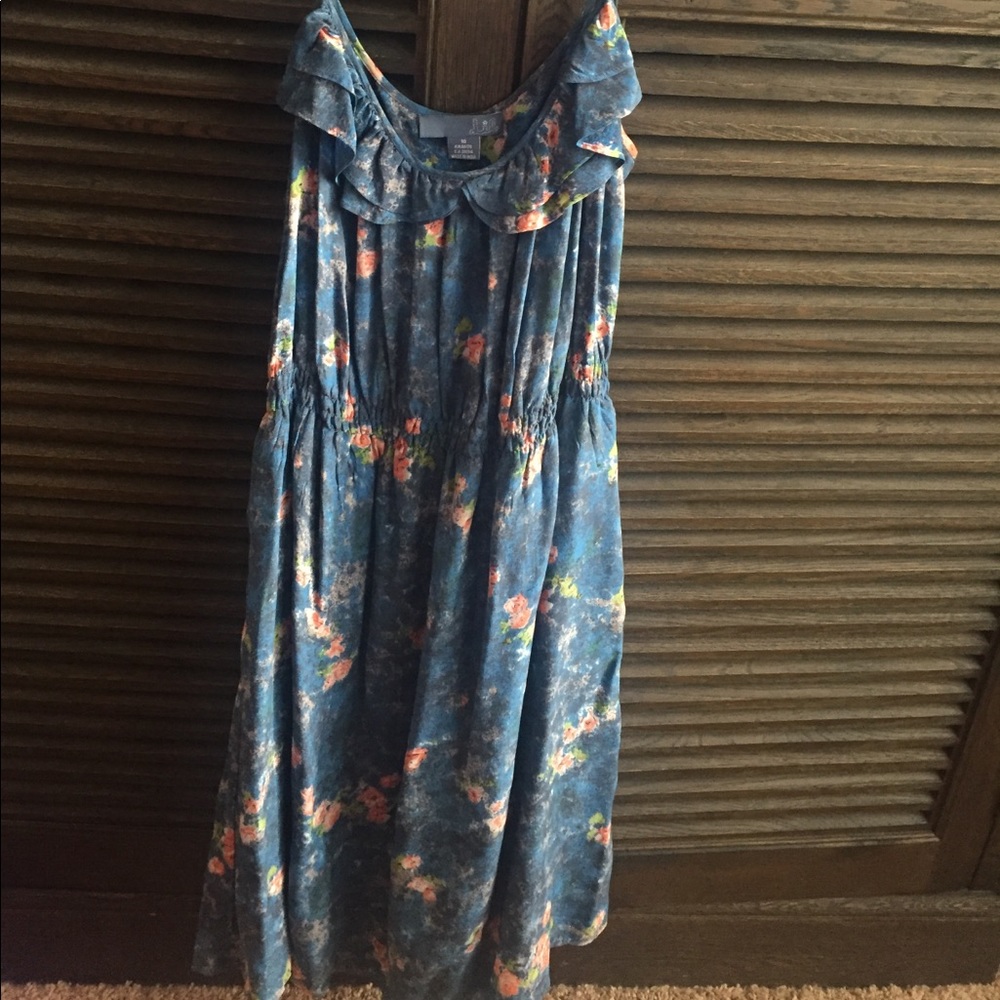 Blue floral sundress