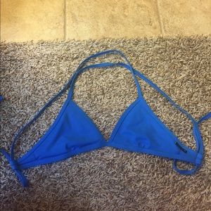 Jolyn Triangle Top - Water Blue, Tie-back