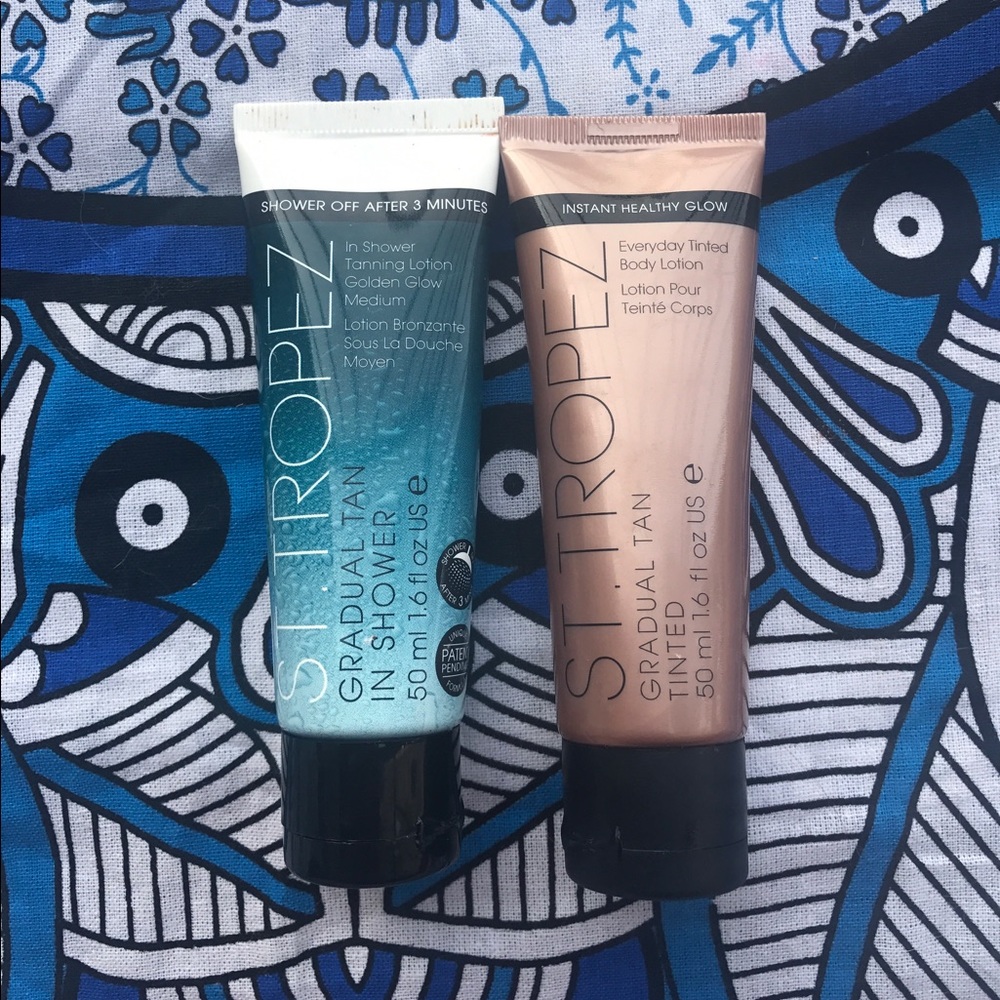 St. Tropaz Gradual tan in shower & tinted samples