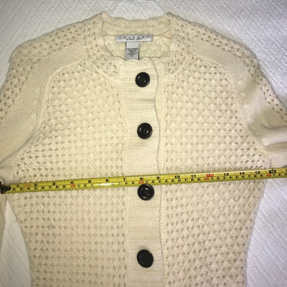 Laundry by Shelli Segal 100% Cashmere Cardigan - Picture 6 of 7