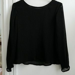 ZARA pleated blouse