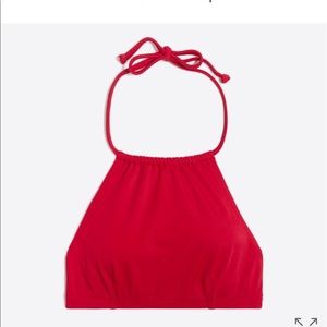 J Crew halter bikini top, size small