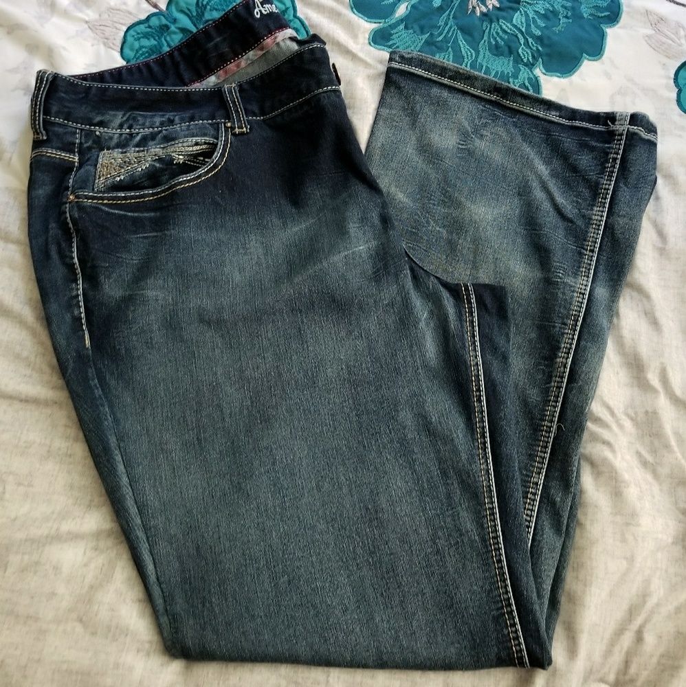 Amethyst Plus Size Boot Cut Jeans