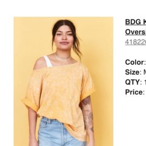 BDG oversized pocket tee
