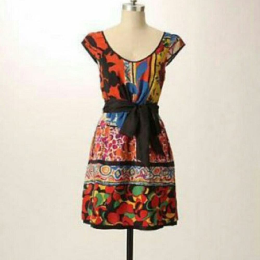 MOULINETTE SOEURS 100% silk dress