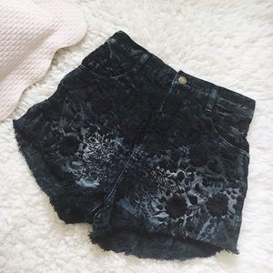 FREE PEOPLE HIGH WAISTED SHORTS