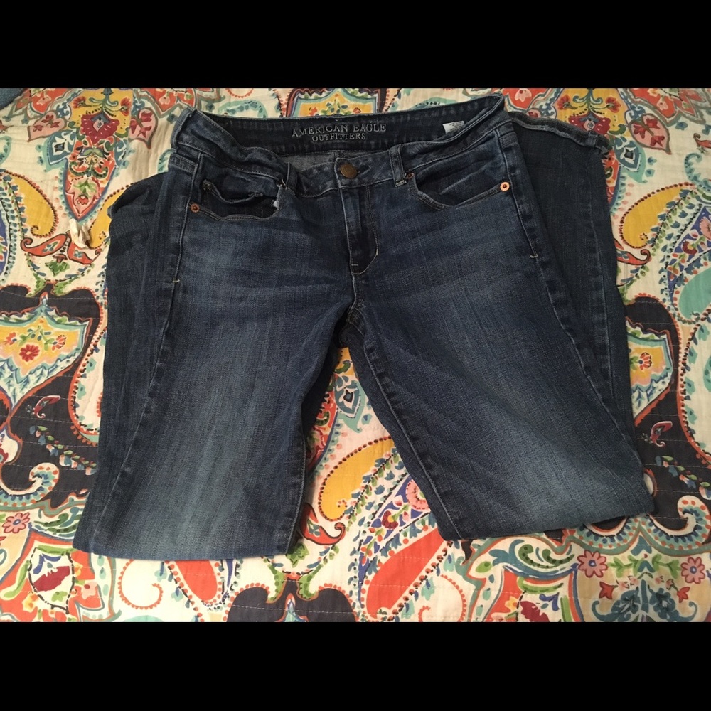 American eagle skinny jeans size 8