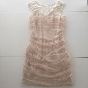 Nude mini dress never worn before