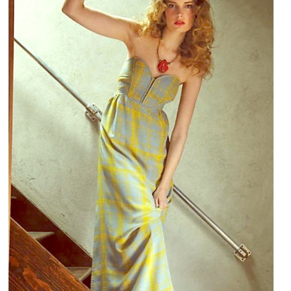 ANTHROPOLOGIE Maple 100%silk dress