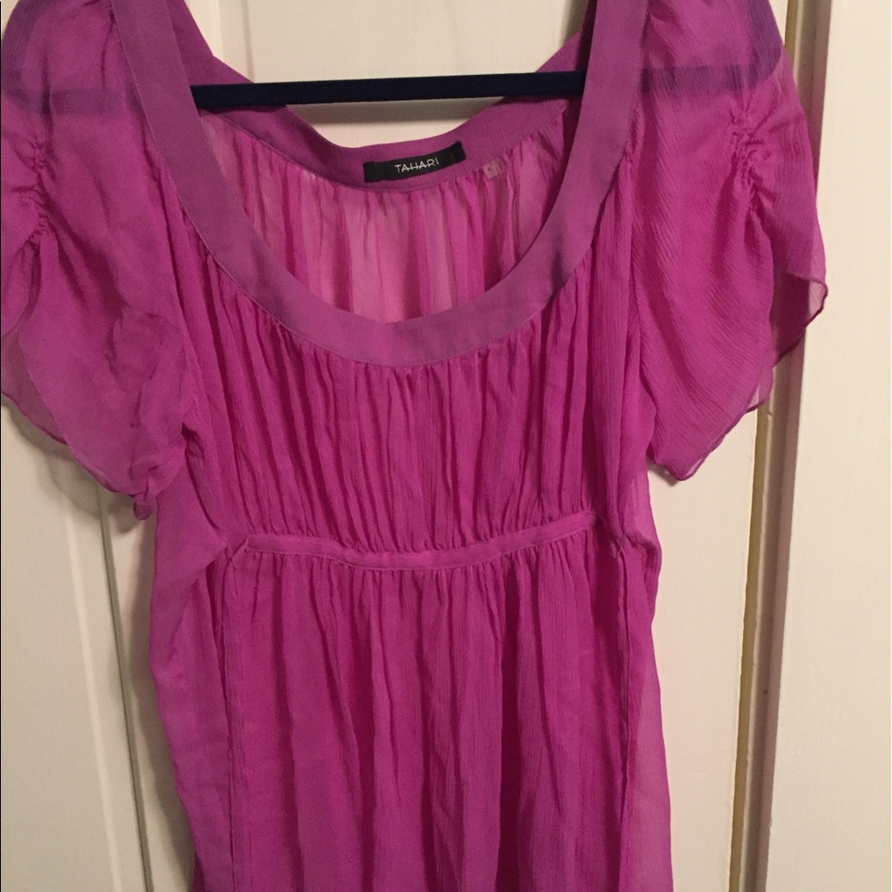Magenta Tahari Blouse