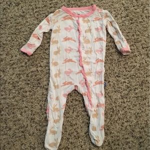 Kickee Bunny Pajamas 0-3 Months