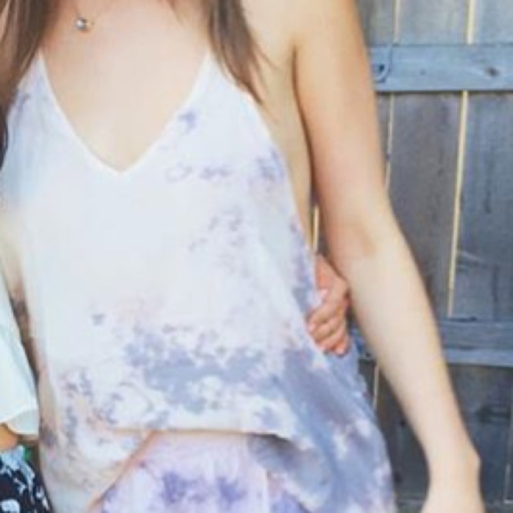 PLANET BLUE TIE DYE TANK