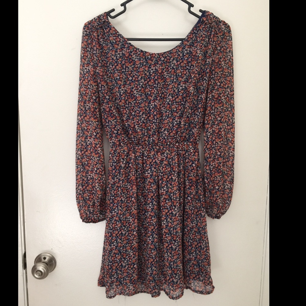Flower print dress