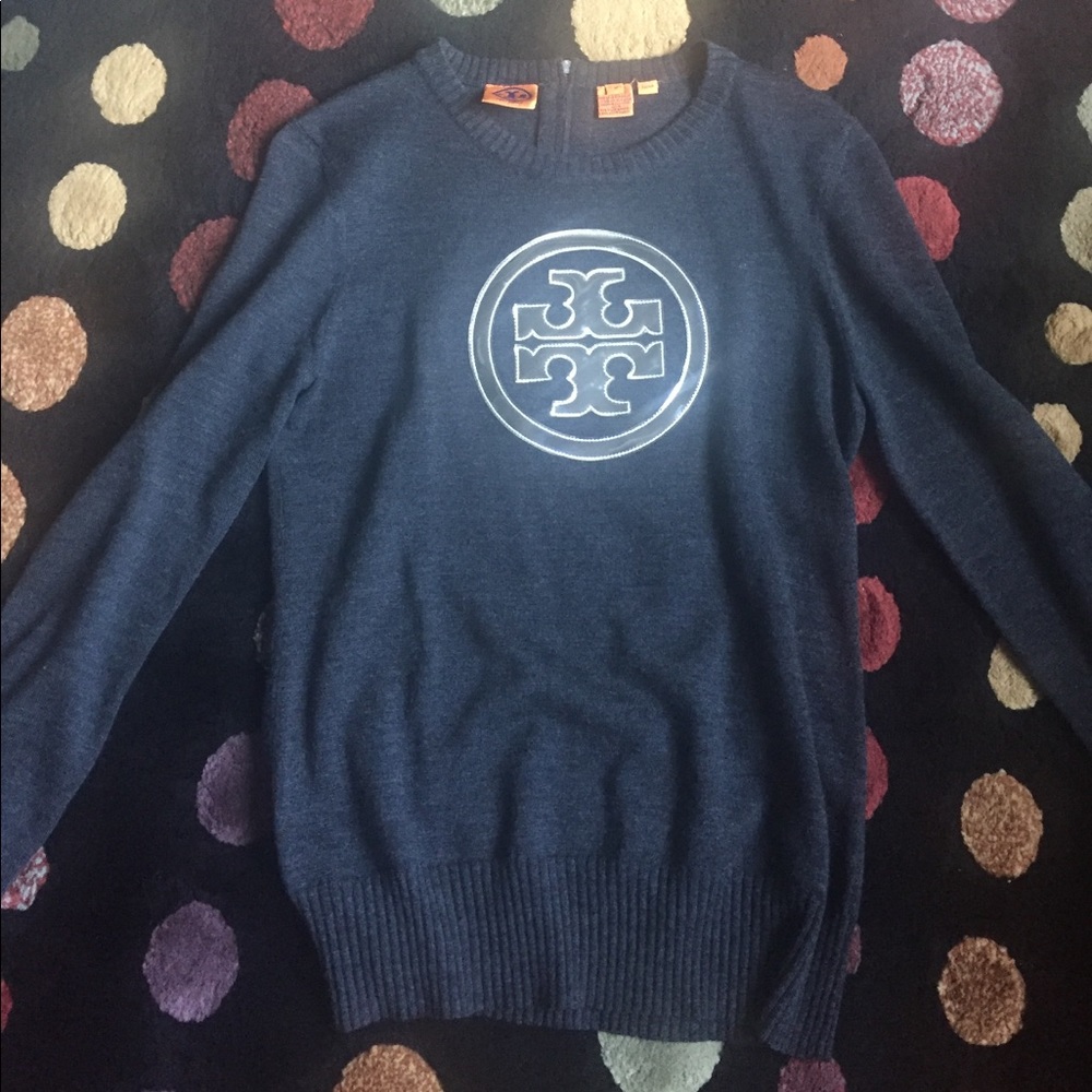 Tory Burch gray sweater