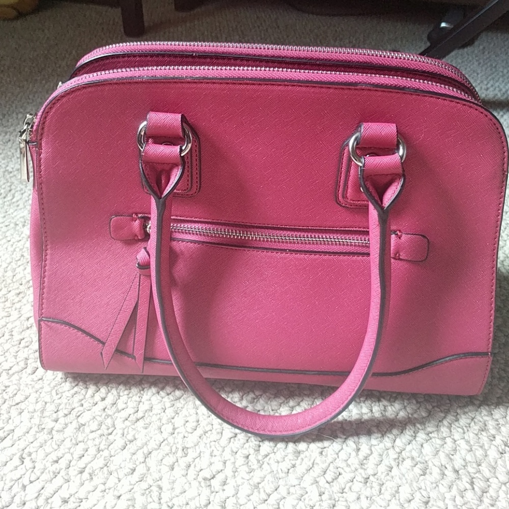 Charming Charlie Hot Pink Satchel