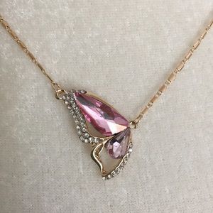 BOGO Crystal Butterfly Necklace Pendant 🦋