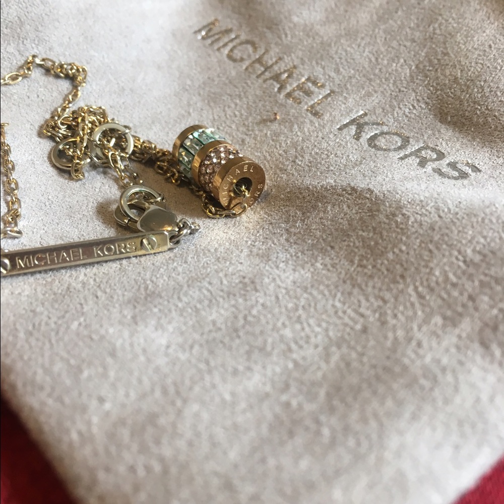 Micheal Kors Barrel Necklace