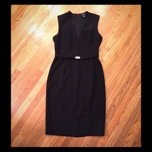 White House Black Market - black dress - size 12