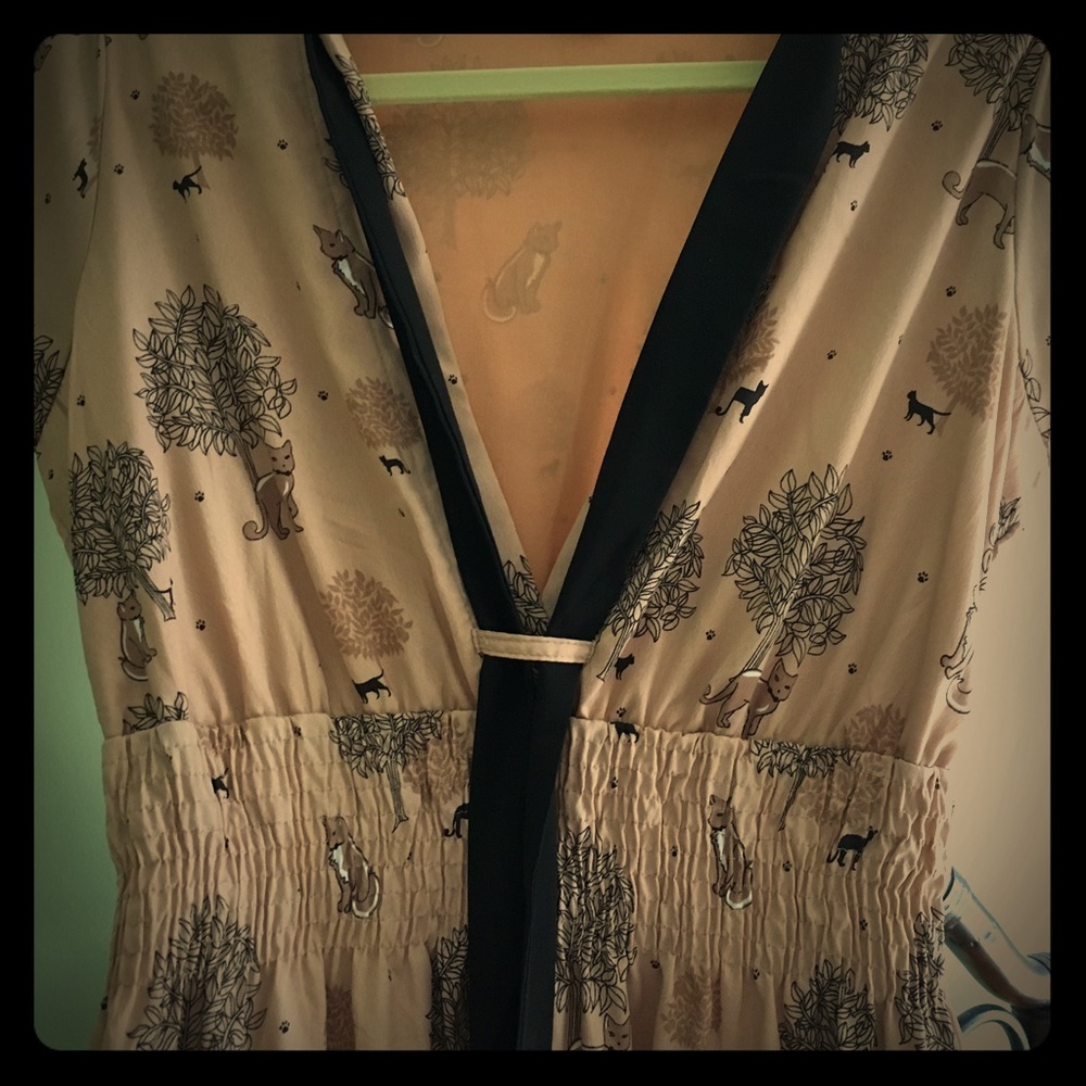 Vintage Asos Yumi cat dress