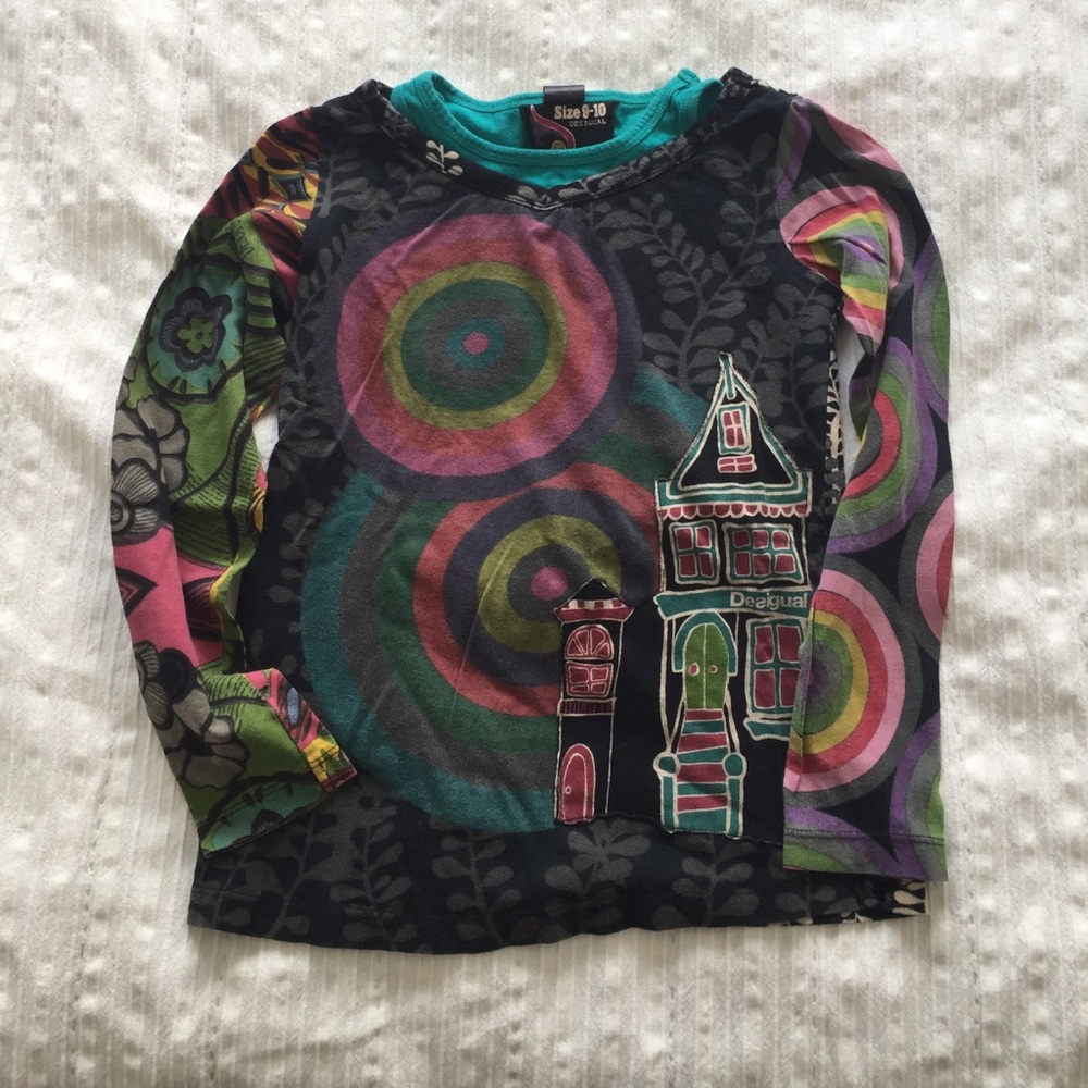 Desigual girls long sleeved shirt