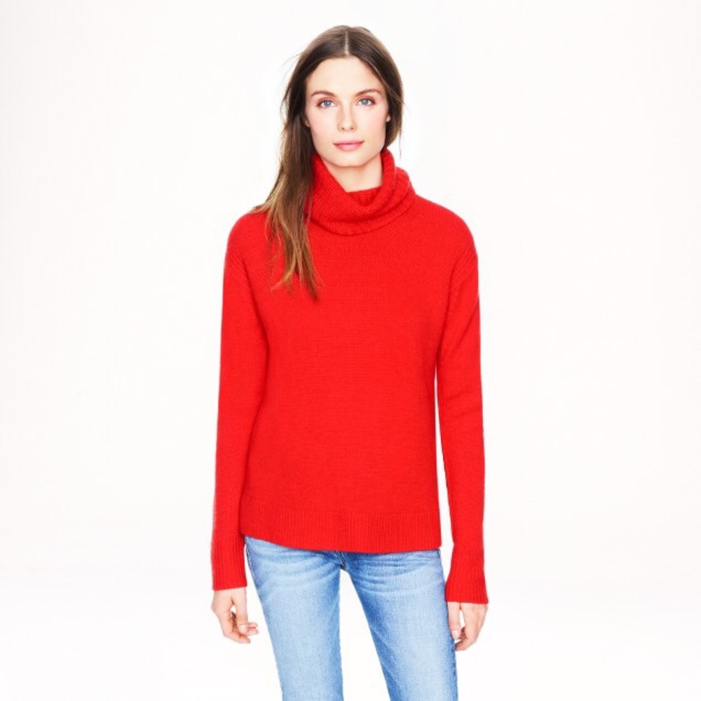 J.Crew Wool Cashmere Turtleneck Sweater
