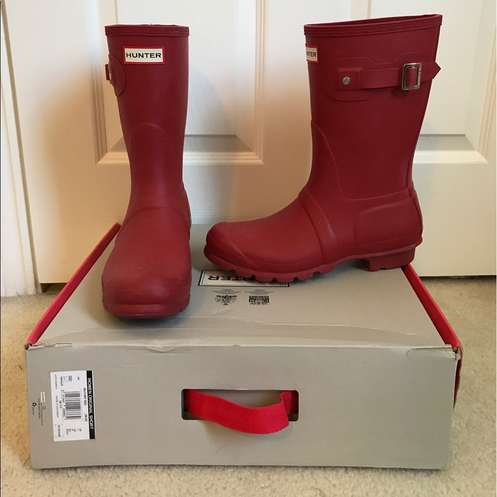 Hunter rain boots