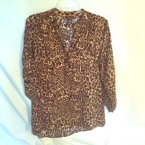Leopard print Rue 21 blouse