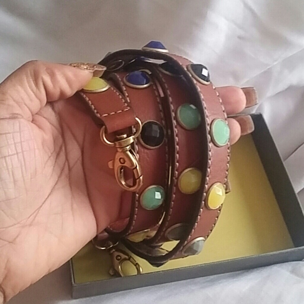 Brand new studded crossbag strap
