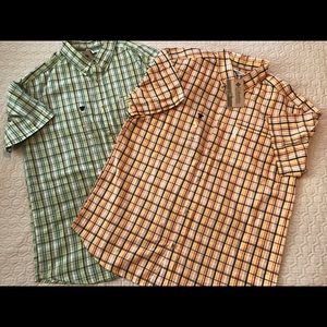 Two men's Columbia Shirts NWTs