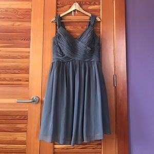 AZAZIE Grey Bridesmaid Dress