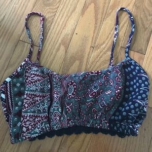 NEVER WORN PATTERNED BRALETTE
