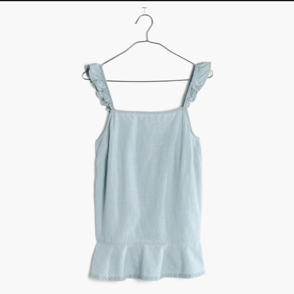 NWT Madewell Chambray sunshower top sz XS