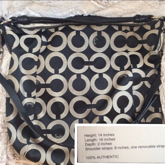 🔴💥Price💧Coach signature OP Art Kristin large - Picture 6 of 8