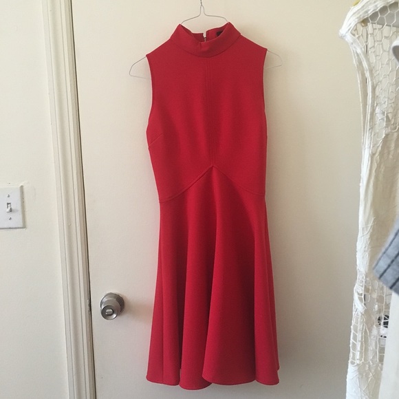 river island red dress