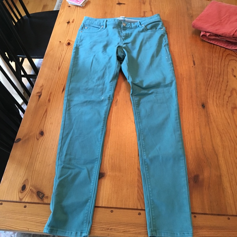 EXPRESS blue/aqua jeans! Size 12