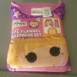 2PC Girls Lalaloopsy Size 7/8 NWT PJS