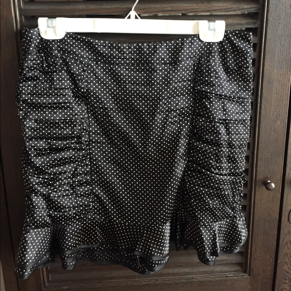 Bebe Polk dot skirt