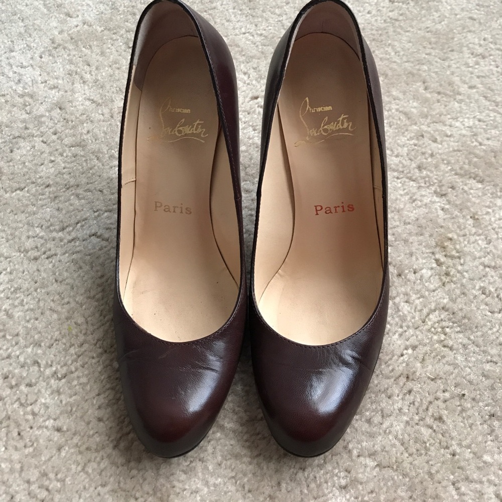 Christian Louboutin Brown Pumps