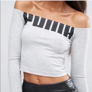 Puma Off- The-Shoulder Top