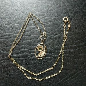 Yellow Flower Necklace