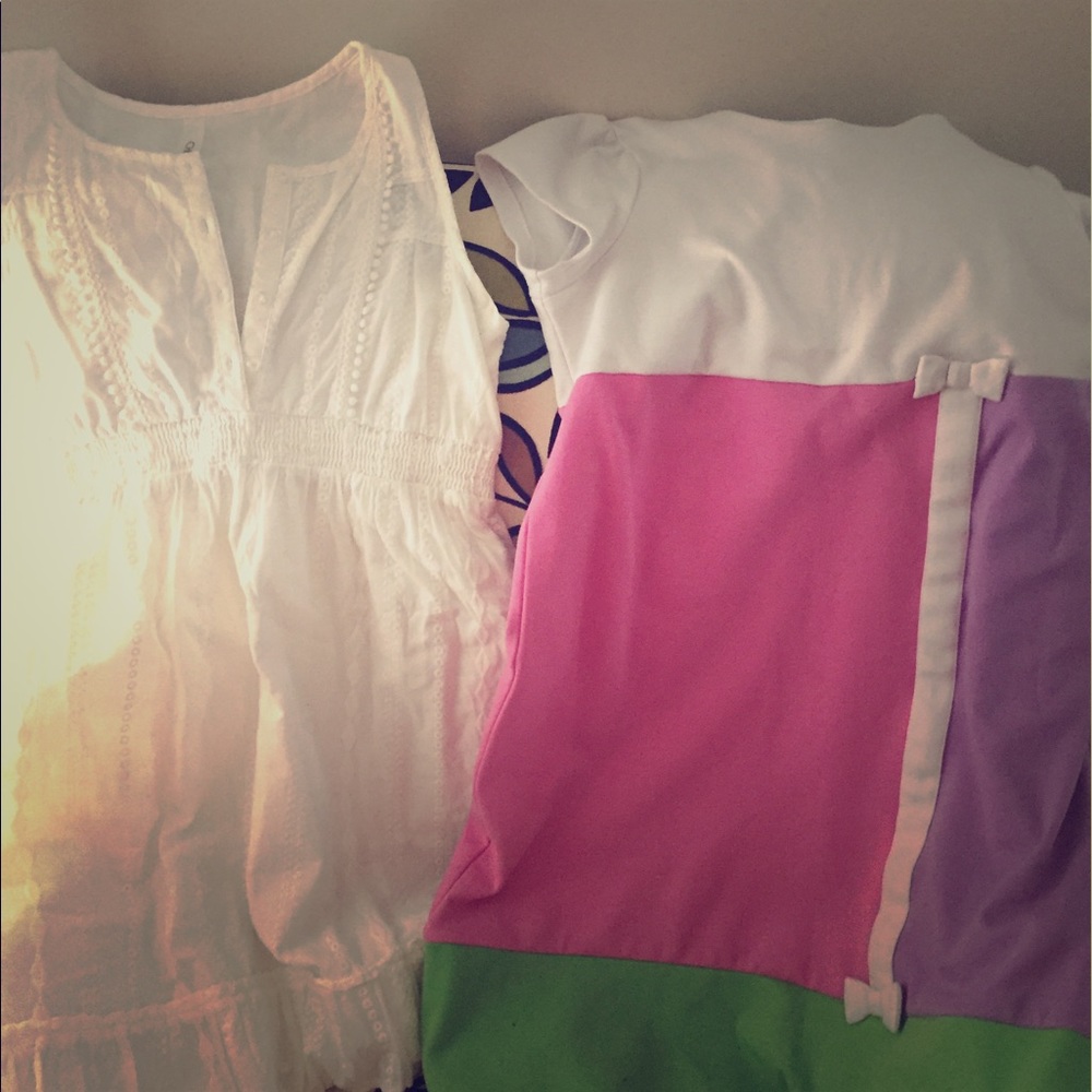 2 Justice colored dresses