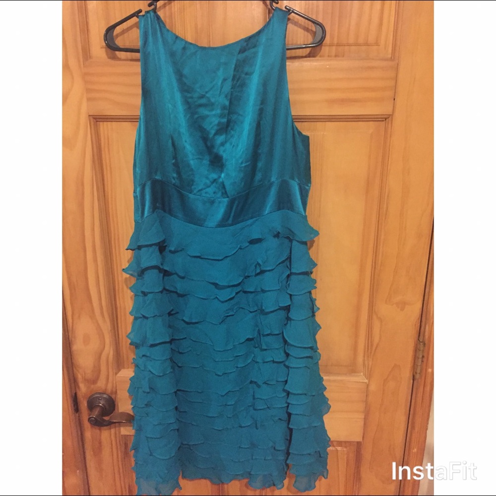 Monsoon Silk Ruffled Dress - $ to Animal Rescue!