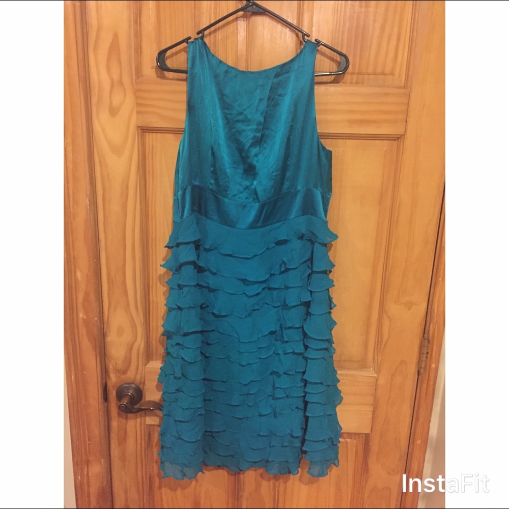 Monsoon Silk Ruffled Dress - $ to Animal Rescue! - Picture 2 of 4
